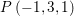\small P\left (-1,3,1 \right )
