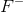 F^-