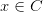 x\in \mathb {C}