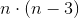 n\cdot (n-3)