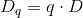 D_q=q\cdot D