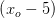 \left ( x_o-5 \right )