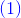 \color{blue} (1)