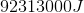 92313000 J