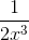 \frac{1}{2x^3}