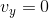 v_y=0