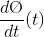 \frac{d\O}{dt} (t)
