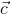 \vec{c}