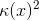 \kappa(x)^2