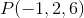 P(-1,2,6)