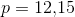 p=12{,}15