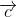 \overrightarrow{c}