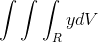 \int \int \int _RydV