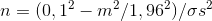 n=(0,1^2-m^2/1,96^2)/\sigma s^2