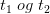 t_1 \; og \; t_2