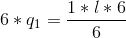 6*q_1 = \frac{1*l*6}{6}