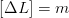 \left [ \Delta L \right ]=m