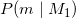 P(m\mid M_1)