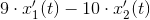 9\cdot x_1'(t)-10\cdot x_2'(t)