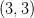 (3,3)