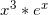 \small x^3*e^x