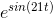 e^{sin(21t)}