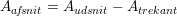 \small A_{a\! f\! snit}=A_{udsnit}-A_{trekant}