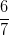 \frac{6}{7}
