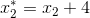 x_2^*=x_2+4