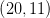 \left ( 20 ,11\right )