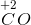 \overset{+2}{C}O