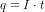 q=I\cdot t