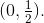 (0,\tfrac{1}{2}).