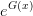 e^{G(x)}