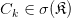 C_k \in \sigma(\mathfrak{K})