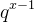 q^{x-1}