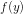 f(y)