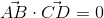 \vec{AB} \cdot \vec{CD}=0
