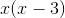 x(x-3)