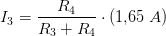 I_3=\frac{R_4}{R_3+R_4}\cdot (1{,}65\; A)