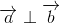 \overrightarrow{a}\perp\overrightarrow{b}