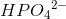 HP{O_4}^{2-}