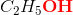 C_2H_5\mathbf{\color{Red} OH}