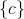 \{c\}