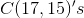C(17,15)'s