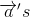 \overrightarrow{a}'s