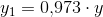 y_1=0{,}973\cdot y