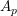 \small A_p
