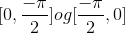 [0,\frac{-\pi}{2}] og [\frac{-\pi}{2},0]