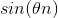 sin(\theta n)